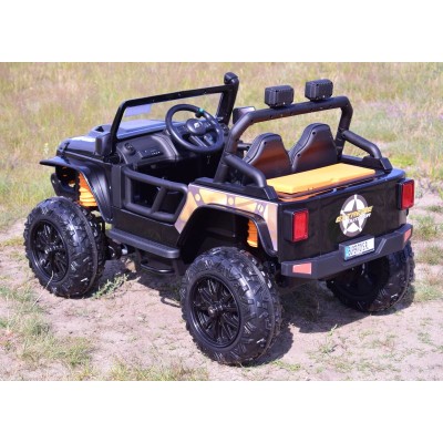 MEGA JEEP 4 SPEED  DLA DZIECKA I DLA RODZICA  4x4, DO 100 kg - STEROWANIE TELEFONEM, WALIZKA - HIT/XB1118