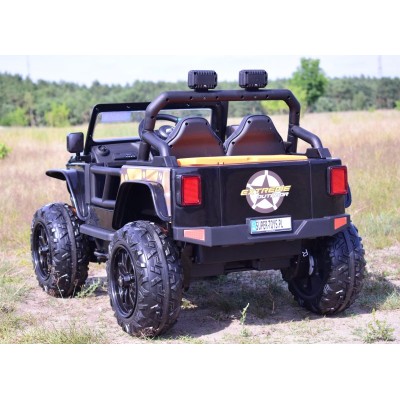MEGA JEEP 4 SPEED  DLA DZIECKA I DLA RODZICA  4x4, DO 100 kg - STEROWANIE TELEFONEM, WALIZKA - HIT/XB1118