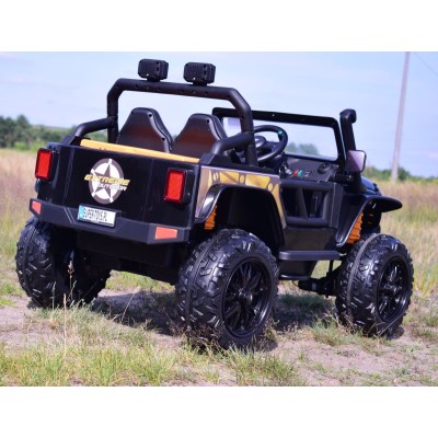 MEGA JEEP 4 SPEED  DLA DZIECKA I DLA RODZICA  4x4, DO 100 kg - STEROWANIE TELEFONEM, WALIZKA - HIT/XB1118