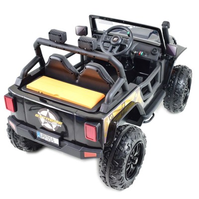 MEGA JEEP 4 SPEED  DLA DZIECKA I DLA RODZICA  4x4, DO 100 kg - STEROWANIE TELEFONEM, WALIZKA - HIT/XB1118