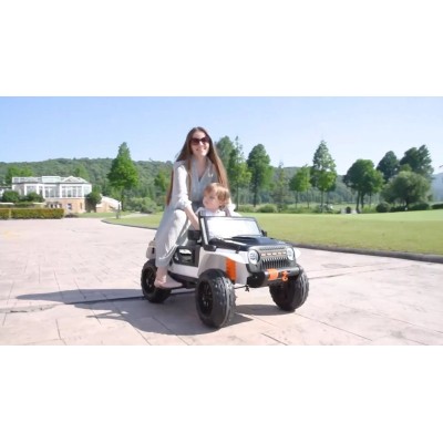 MEGA JEEP 4 SPEED  DLA DZIECKA I DLA RODZICA  4x4, DO 100 kg - STEROWANIE TELEFONEM, WALIZKA - HIT/XB1118