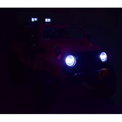 MEGA JEEP 4 SPEED  DLA DZIECKA I DLA RODZICA  4x4, DO 100 kg - STEROWANIE TELEFONEM, WALIZKA - HIT/XB1118