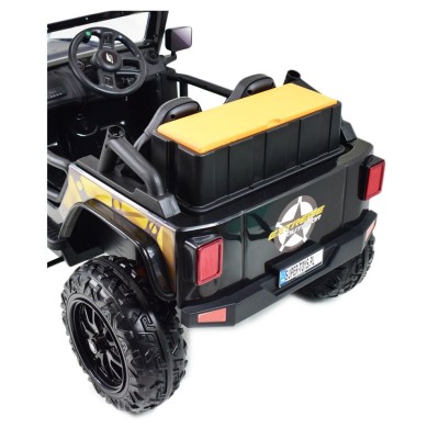 MEGA JEEP 4 SPEED  DLA DZIECKA I DLA RODZICA  4x4, DO 100 kg - STEROWANIE TELEFONEM, WALIZKA - HIT/XB1118