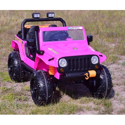 MEGA JEEP 4 SPEED  DLA DZIECKA I DLA RODZICA  4x4, DO 100 kg - STEROWANIE TELEFONEM, WALIZKA - HIT/XB1118
