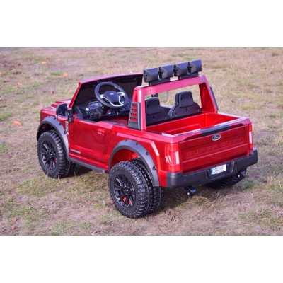 AUTO NA AKUMULATOR ORYGINALNY FORD SUPER DUTY 4X4,24V,LAKIER WALIZKA, PRZESUWANE SIEDZENIE/SX2088