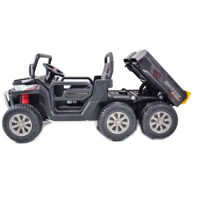 BUGGY 6 KOŁOWY DLA 2 DZIECI, ELEKTRYCZNA WYWROTKA, MIĘKKIE KOŁA, MIĘKKIE SIEDZENIE/XMX623B