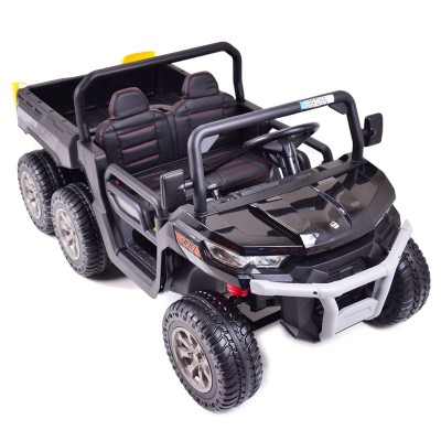 BUGGY 6 KOŁOWY DLA 2 DZIECI, ELEKTRYCZNA WYWROTKA, MIĘKKIE KOŁA, MIĘKKIE SIEDZENIE/XMX623B