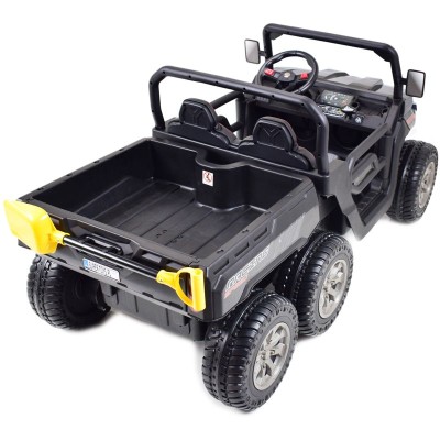 BUGGY 6 KOŁOWY DLA 2 DZIECI, ELEKTRYCZNA WYWROTKA, MIĘKKIE KOŁA, MIĘKKIE SIEDZENIE/XMX623B