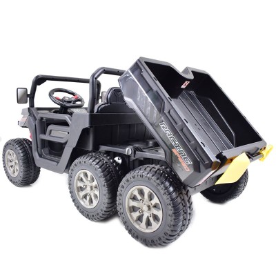 BUGGY 6 KOŁOWY DLA 2 DZIECI, ELEKTRYCZNA WYWROTKA, MIĘKKIE KOŁA, MIĘKKIE SIEDZENIE/XMX623B