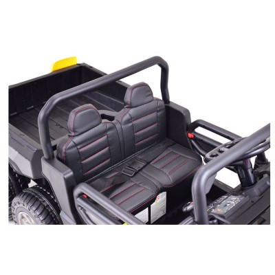 BUGGY 6 KOŁOWY DLA 2 DZIECI, ELEKTRYCZNA WYWROTKA, MIĘKKIE KOŁA, MIĘKKIE SIEDZENIE/XMX623B