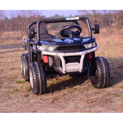 BUGGY 6 KOŁOWY DLA 2 DZIECI, ELEKTRYCZNA WYWROTKA, MIĘKKIE KOŁA, MIĘKKIE SIEDZENIE/XMX623B