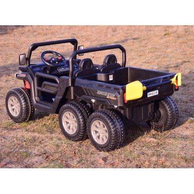 BUGGY 6 KOŁOWY DLA 2 DZIECI, ELEKTRYCZNA WYWROTKA, MIĘKKIE KOŁA, MIĘKKIE SIEDZENIE/XMX623B