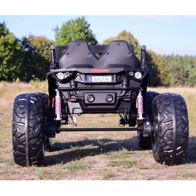MEGA BUGGY  DLA 2 DZIECI, 4 SILNIKI ( 310 W), 24V, MIĘKKIE  SIEDZENIE, MIĘKKIE KOŁA, WALIZKA NA AKUMULATOR,/SX-2139