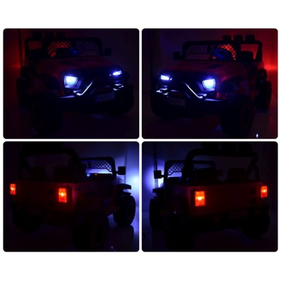 OLBRZYMI, SUPER MOCNY JEEP GEOLAND -  24V -  800 WAT, MIĘKKIE KOŁA, MIĘKKIE SIEDZENIE/BRD-2108