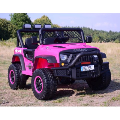 OLBRZYMI, SUPER MOCNY JEEP GEOLAND -  24V -  800 WAT, MIĘKKIE KOŁA, MIĘKKIE SIEDZENIE/BRD-2108