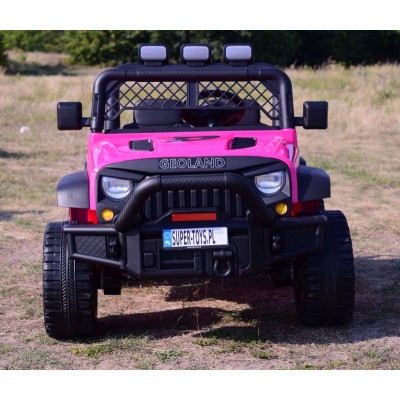 OLBRZYMI, SUPER MOCNY JEEP GEOLAND -  24V -  800 WAT, MIĘKKIE KOŁA, MIĘKKIE SIEDZENIE/BRD-2108