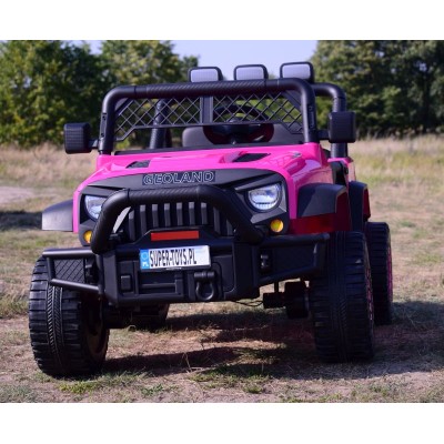 OLBRZYMI, SUPER MOCNY JEEP GEOLAND -  24V -  800 WAT, MIĘKKIE KOŁA, MIĘKKIE SIEDZENIE/BRD-2108