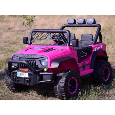 OLBRZYMI, SUPER MOCNY JEEP GEOLAND -  24V -  800 WAT, MIĘKKIE KOŁA, MIĘKKIE SIEDZENIE/BRD-2108