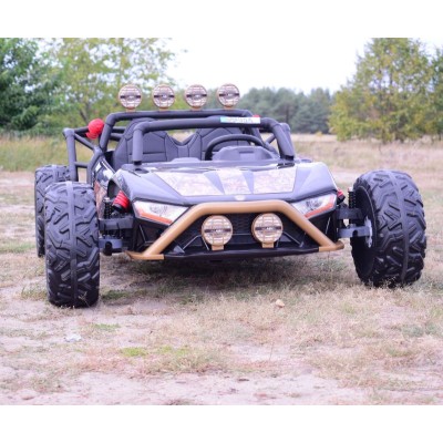 MEGA BUGGY BEAST  DLA 2 DZIECI, 400 WAT, 24V, MIĘKKIE  SIEDZENIE, MIĘKKIE KOŁA, WALIZKA NA AKUMULATOR,/JS3168