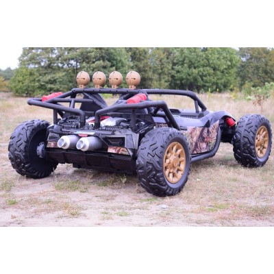 MEGA BUGGY BEAST  DLA 2 DZIECI, 400 WAT, 24V, MIĘKKIE  SIEDZENIE, MIĘKKIE KOŁA, WALIZKA NA AKUMULATOR,/JS3168