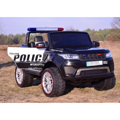 JEEP POLICJA 4X4 Z  AMORTYZATORAMI, PILOT,  REDUKTOR/ XMX-601-1