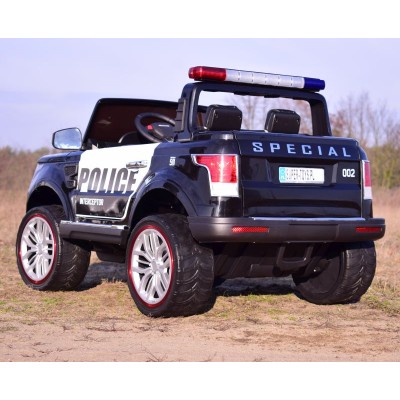 JEEP POLICJA 4X4 Z  AMORTYZATORAMI, PILOT,  REDUKTOR/ XMX-601-1