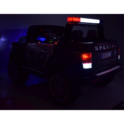 JEEP POLICJA 4X4 Z  AMORTYZATORAMI, PILOT,  REDUKTOR/ XMX-601-1