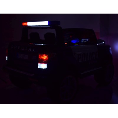 JEEP POLICJA 4X4 Z  AMORTYZATORAMI, PILOT,  REDUKTOR/ XMX-601-1