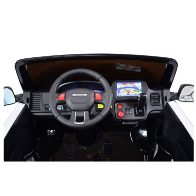 JEEP POLICJA 4X4 Z  AMORTYZATORAMI, PILOT,  REDUKTOR/ XMX-601-1