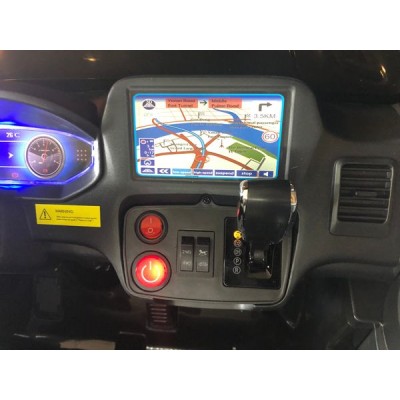 JEEP POLICJA 4X4 Z  AMORTYZATORAMI, PILOT,  REDUKTOR/ XMX-601-1