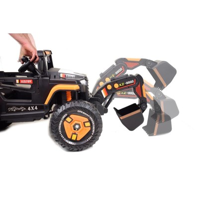 WIELKI JEEP, KOPARKA NA AKUMULATOR 4X4 Z PILOTEM/XZ-1158
