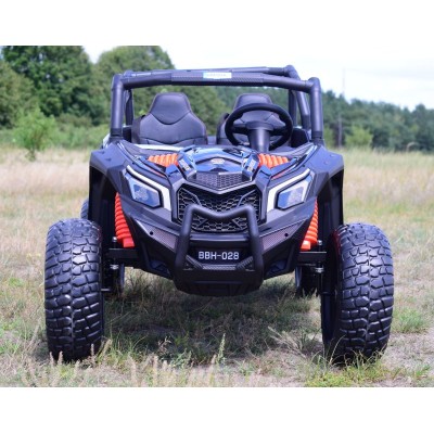 MEGA BUGGY SXS DLA 2 DZIECI 2X120W, SUPER MOC, PRZESUWANE SIEDZENIE, WALIZKA/BBH028