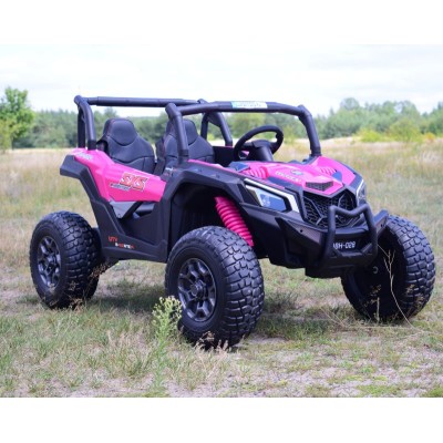 MEGA BUGGY SXS DLA 2 DZIECI 2X120W, SUPER MOC, PRZESUWANE SIEDZENIE, WALIZKA/BBH028