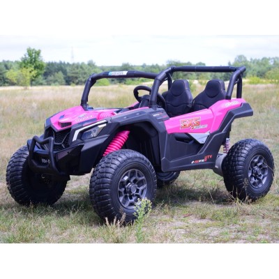 MEGA BUGGY SXS DLA 2 DZIECI 2X120W, SUPER MOC, PRZESUWANE SIEDZENIE, WALIZKA/BBH028