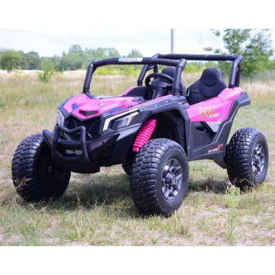 MEGA BUGGY SXS DLA 2 DZIECI 2X120W, SUPER MOC, PRZESUWANE SIEDZENIE, WALIZKA/BBH028