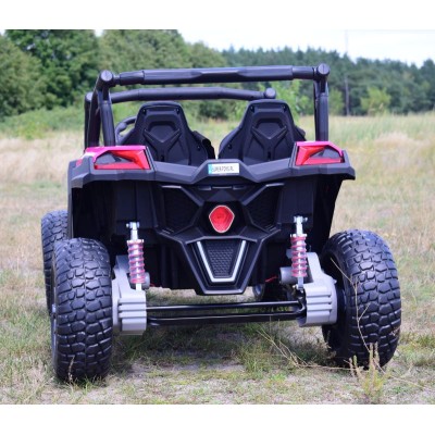 MEGA BUGGY SXS DLA 2 DZIECI 2X120W, SUPER MOC, PRZESUWANE SIEDZENIE, WALIZKA/BBH028