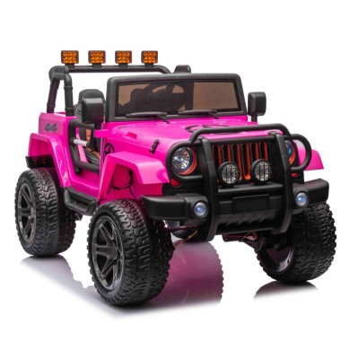 MEGA JEEP 4X4 Z REDUKTOREM NAPĘDU EXCLUSIVE 24 V, 480 WAT, WOLNY START,MIĘKKIE KOŁA /WXE1688-24V