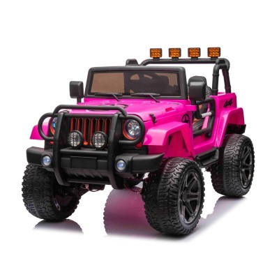 MEGA JEEP 4X4 Z REDUKTOREM NAPĘDU EXCLUSIVE 24 V, 480 WAT, WOLNY START,MIĘKKIE KOŁA /WXE1688-24V