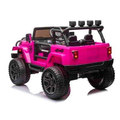 MEGA JEEP 4X4 Z REDUKTOREM NAPĘDU EXCLUSIVE 24 V, 480 WAT, WOLNY START,MIĘKKIE KOŁA /WXE1688-24V