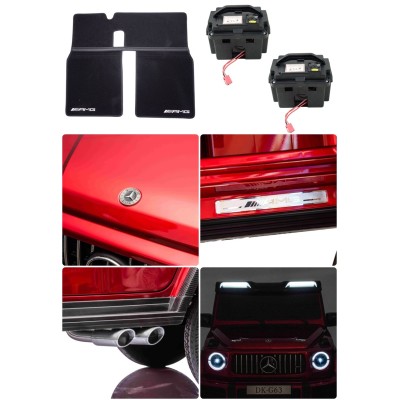 OLBRZYMI MERCEDES G63 NA AKUMULATOR 800 W,2X24V DYWANIKI,LAKIER /DKG63