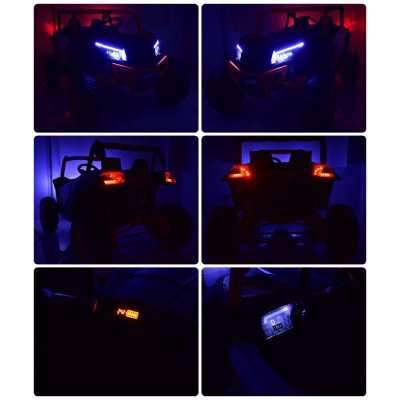 MEGA BUGGY UTV-MX DLA 2 DZIECI 4X60W ( 240 WAT) 24V, SUPER MOC/XMX613