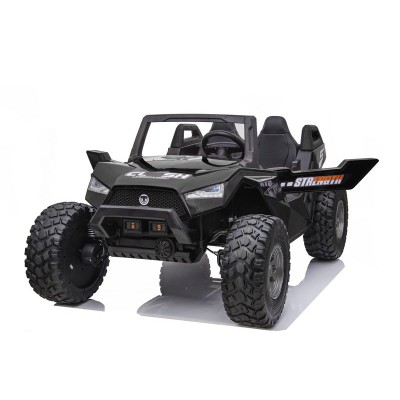 MEGA BUGGY CLASH DLA 2 DZIECI, 4 SILNIKI, 24V-800W, MIĘKKIE PRZESUWANE SIEDZENIE, WALIZKA NA AKUMULATOR/SX-1928