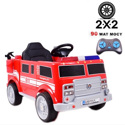 STRAŻ POŻARNA NA AKUMULATOR  Z GAŚNICĄ I KOGUTAMI/P17