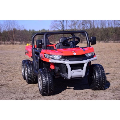 BUGGY 6 KOŁOWY DLA 2 DZIECI, ELEKTRYCZNA WYWROTKA, MIĘKKIE KOŁA, MIĘKKIE SIEDZENIE, 400 WAT/XMX623B