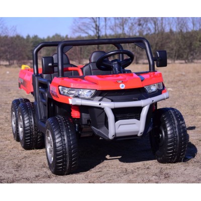 BUGGY 6 KOŁOWY DLA 2 DZIECI, ELEKTRYCZNA WYWROTKA, MIĘKKIE KOŁA, MIĘKKIE SIEDZENIE, 400 WAT/XMX623B