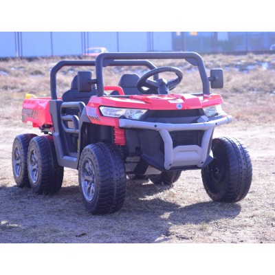 BUGGY 6 KOŁOWY DLA 2 DZIECI, ELEKTRYCZNA WYWROTKA, MIĘKKIE KOŁA, MIĘKKIE SIEDZENIE, 400 WAT/XMX623B