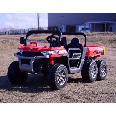 BUGGY 6 KOŁOWY DLA 2 DZIECI, ELEKTRYCZNA WYWROTKA, MIĘKKIE KOŁA, MIĘKKIE SIEDZENIE, 400 WAT/XMX623B