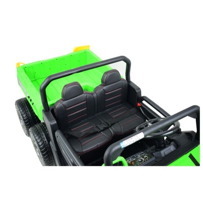 BUGGY 6 KOŁOWY DLA 2 DZIECI, ELEKTRYCZNA WYWROTKA, MIĘKKIE KOŁA, MIĘKKIE SIEDZENIE, 400 WAT/XMX623B