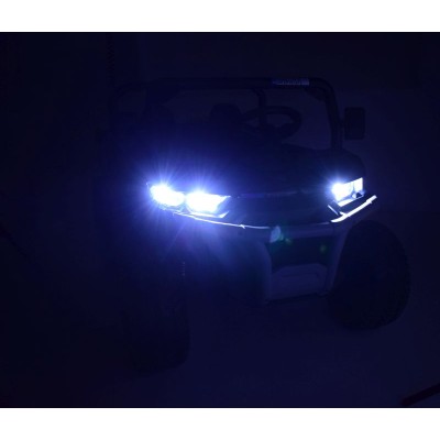 BUGGY 6 KOŁOWY DLA 2 DZIECI, ELEKTRYCZNA WYWROTKA, MIĘKKIE KOŁA, MIĘKKIE SIEDZENIE, 400 WAT/XMX623B