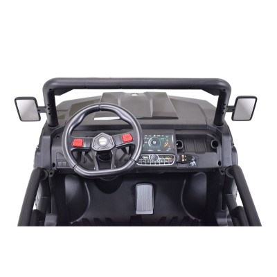 BUGGY 6 KOŁOWY DLA 2 DZIECI, ELEKTRYCZNA WYWROTKA, MIĘKKIE KOŁA, MIĘKKIE SIEDZENIE, 400 WAT/XMX623B